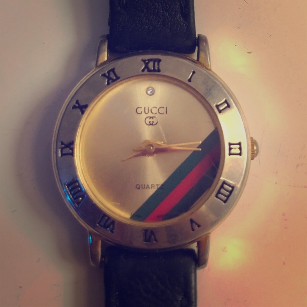 Diamond Cut Vintage Gucci Watch
